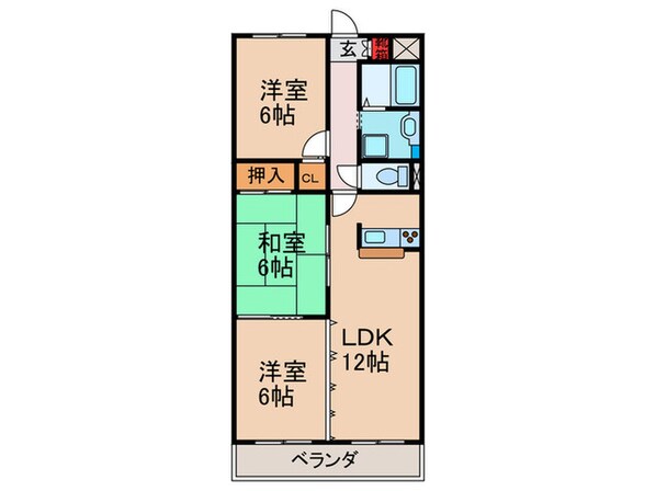 ア－トヒルズの物件間取画像